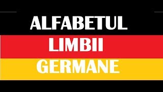 Invata germana  rapid si usor  ALFABETUL GERMAN cu EXEMPLE [upl. by Audre]