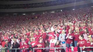 Badgers vs Nebraska Sweet Caroline [upl. by Inttirb]