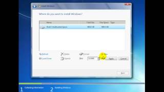 สอนการสร้างพาติชั่น Create Partitions Disk Windows 7  Windows 8  Windows 10 [upl. by Trebbor]