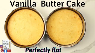 CAKE RECIPE USING PLAIN FLOUR  Flat and perfect for stacking and icing  cakerecipeusingplainflour [upl. by Anivram191]