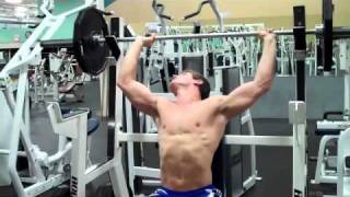 How To Seated Barbell Shoulder Press [upl. by Adnyleb15]