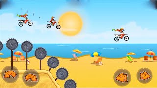 Moto X3M Bike Racing Games  Gameplay Walkthrough iOS Android 2 [upl. by Leo]