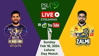 🔴 LIVE  PSL 9  Peshawar Zalmi vs Quetta Gladiators  PSL 9 Match 2  PZ VS QG  Geo Super [upl. by Anolahs578]