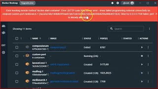Docker  Port Already Allocated Error  FIX  Change Ports on Containers [upl. by Geddes126]