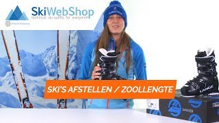 Ski’s afstellen Zoollengte [upl. by Hall]