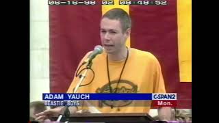 Adam MCA Yauch National Day of Action for Tibet 6151998 Washington DC [upl. by Dud]