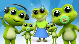 grenouille doigt famille  rime pour enfants  chanson des enfants  Kids Song  Frog Finger Family [upl. by Eric]