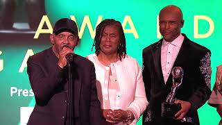 Frankie Beverly accepts the Lifetime Achievement Award at the 55th NAACP Image Awards Gala [upl. by Campball]