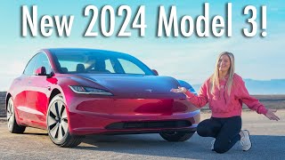 The NEW Upgraded 2024 Tesla Model 3 first impressions [upl. by Ahsrop418]