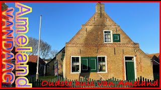 Oudste pand van Ameland  Een huis in Hollum met geschiedenis en wit met blauwe wandtegels [upl. by Sheelah]