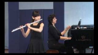 Chopin Variations on a theme by Rossini for flute and piano La Cenerentola non piu mesta [upl. by Nybbor]