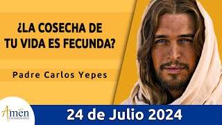 Evangelio De Hoy Miércoles 24 Julio 2024 l Padre Carlos Yepes l Biblia l San Mateo 1319 [upl. by Aralomo]