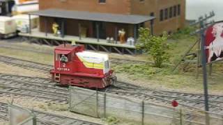 Operation  switching H0 model trains [upl. by Haduj]