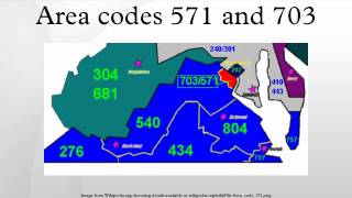 Area codes 571 and 703 [upl. by Eoin]