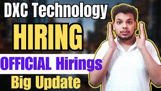 DXC Biggest Hiring 2024 Batch  OFF Campus Job Drive For 2024  2023  2022 Batch Hiring  Freshers [upl. by Oicangi]