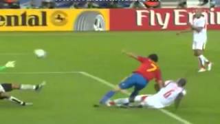 Mundial Alemania 2006 Fase de Grupos EspañaTúnez Goles [upl. by Delcine]