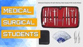 Medical Surgical Students Suture Practice Kit with Surgical Training Kit Dissection Instruments Sutu [upl. by Menard]