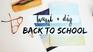 HAUL fournitures scolaires  DIY  Back To School Collab 🎒 [upl. by Ajuna]