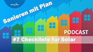 7 Solaranlage Geht das auch auf meinem Haus  Podcast Sanieren mit Plan  MDR [upl. by Buine922]