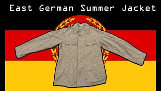 East German NVA Strichtarn Summer Jacket NVA1981ReviewGerman dot militaria [upl. by Atelahs987]