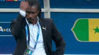 Senegal VS POLAND 2  1 Coach broke out the World Cups most memeworthy celebration [upl. by Arundell]