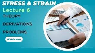 Lecture 6  A complete course  Strength of materials  Volumetric strain derivation [upl. by Aryad313]