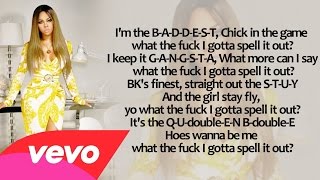 Lil Kim  Spell Check Lyrics On Screen HD [upl. by Ainevuol]