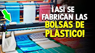 ¿Cómo Se Fabrican Las Bolsas De Plástico Proceso En Fábrica [upl. by Leavy]