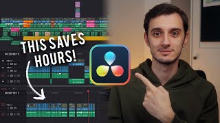 These Editing Tips Will Save You HOURS in Resolve [upl. by Eemak]