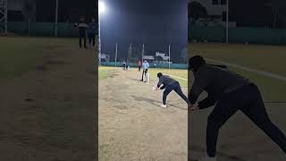 night cricket match  last ball four  watch full video 🙏😍 [upl. by Idaf]