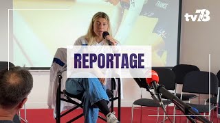 JO 2024  Mathilde Gros en piste pour lâ€™or [upl. by Nessaj]