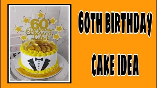 BIRTHDAY CAKE IDEA FOR MEN  60TH BIRTHDAY CAKE FOR MEN [upl. by Atile757]