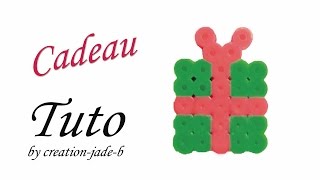 Tuto Perles à repasser Hama  Cadeau de Noël [upl. by Eanram]