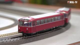 MSLTV Testbericht Märklin 39950 Schienenbus VT 959 mit Beiwagen H0 [upl. by Ennasus532]