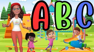 Learn The Alphabet ABC Phonics Song with Two Words for Each Letter  Toddler Learning Video [upl. by Oirram]