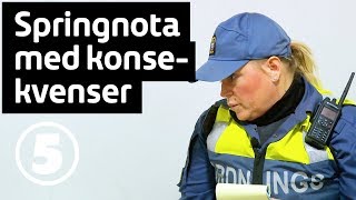 Tunnelbanan  Bråk efter en tjej sprungit från taxinota [upl. by Karee]