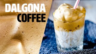 How to Make Dalgona Coffee Foam Milk 1minute Recipe [upl. by Aleekahs246]