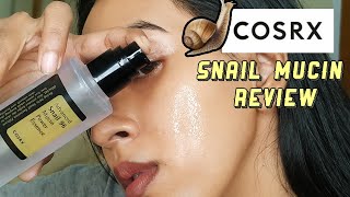 CosrxAdvanced Snail 96 Mucin Power Essence Review [upl. by Rybma]