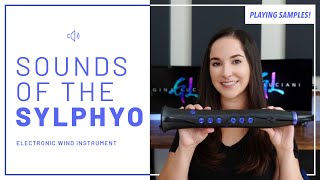 Sylphyo Demo 30 Different Sounds  Sylphyo by Aodyo  Electronic Wind Instrument [upl. by Ameerak]