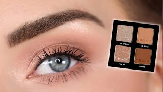 Easy Everyday Eyeshadow Tutorial Using 1 Brush  Eye Makeup for Beginners [upl. by Merriman198]