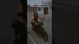 Minha mulher pilotando a Cb twister motovlog [upl. by Sotsirhc]