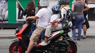 Proponen que menores de 12 años no puedan transitar en motocicletas como pasajeros [upl. by Alliuqahs]