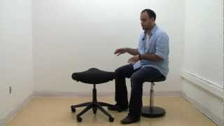 HumanscaleFreedom Saddle Stool [upl. by Lexerd]