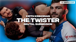 How to do a Twister in BJJ  10th Planet Black Belt Keith Krikorian [upl. by Covell]