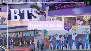 A Visit to BTSthemed cafe in Pampanga OT7 Purple Cafe 💜 [upl. by Lamrouex685]