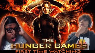 The Hunger Games 2012 MOVIE REACTION FIRST TIME WATCHING  GROUP REACTION [upl. by Ahtamat]