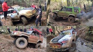 EXTREME OFFROAD CHALLENGE 4X4 FAIL❌WIN🏆RANGER VS DISCOVERY TD5 VS SAMURAI VS VX80 vs L200 [upl. by Snell17]