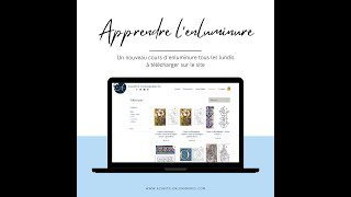 Apprendre lenluminure en ligne [upl. by Madanhoj825]