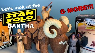 Stan Solo Bantha Review and POTF2 comparison and more Star Wars Kenner toy comparison [upl. by Orlan368]