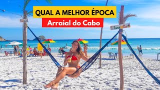 QUAL A MELHOR ÉPOCA PARA VIAJAR A ARRAIAL DO CABO  RJ [upl. by Pernick]